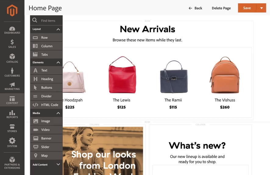 Magento webshop eksempel