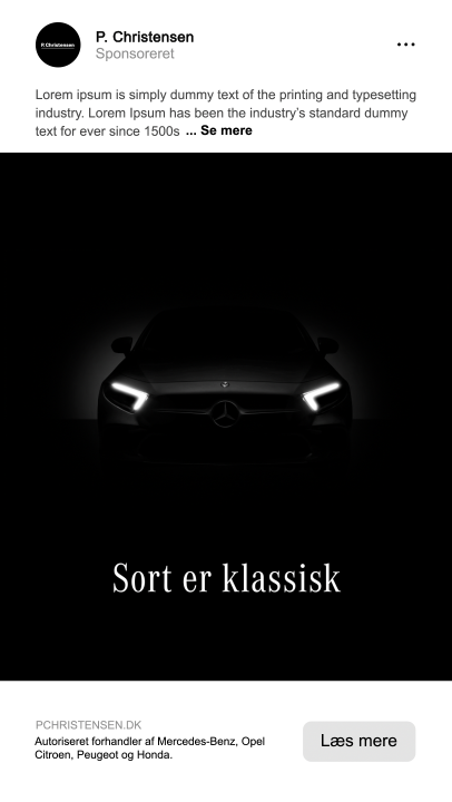 P christensen annoncerings video facebook