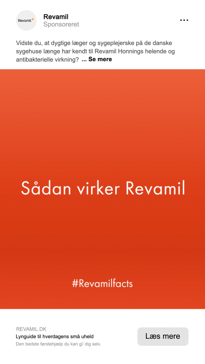 Revamil kreativ annoncerings video facebook