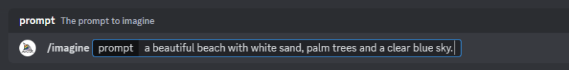 Imagine command i Discords Midjourney